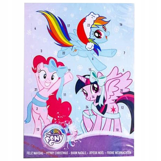 KALENDARZ ADWENTOWY MY LITTLE PONY 75G Z NIEMIEC - 12884490772 ...
