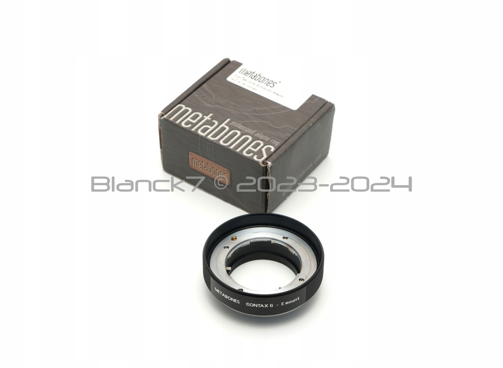 Metabones adapter Contax G Sony E