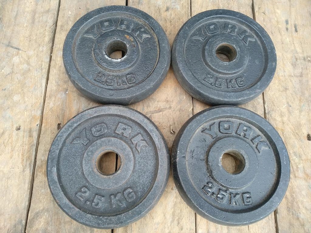 Obciążenie Żeliwne YORK 4x2,5kg Śr 27mm