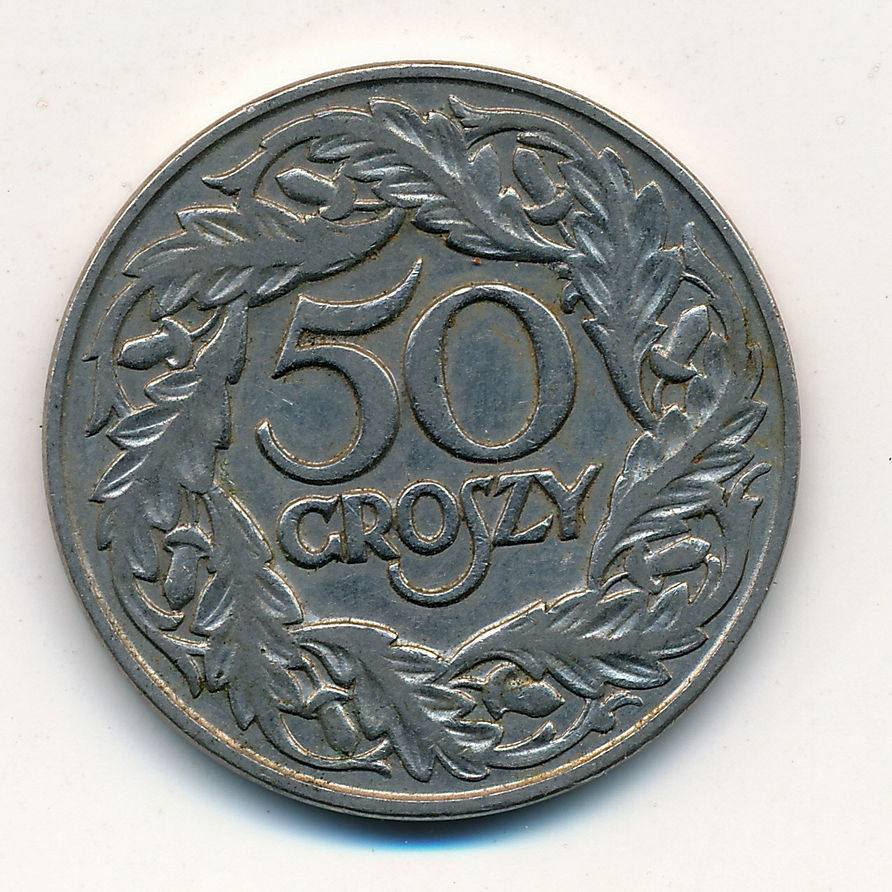 50 gr 1923r 50 groszy 1127
