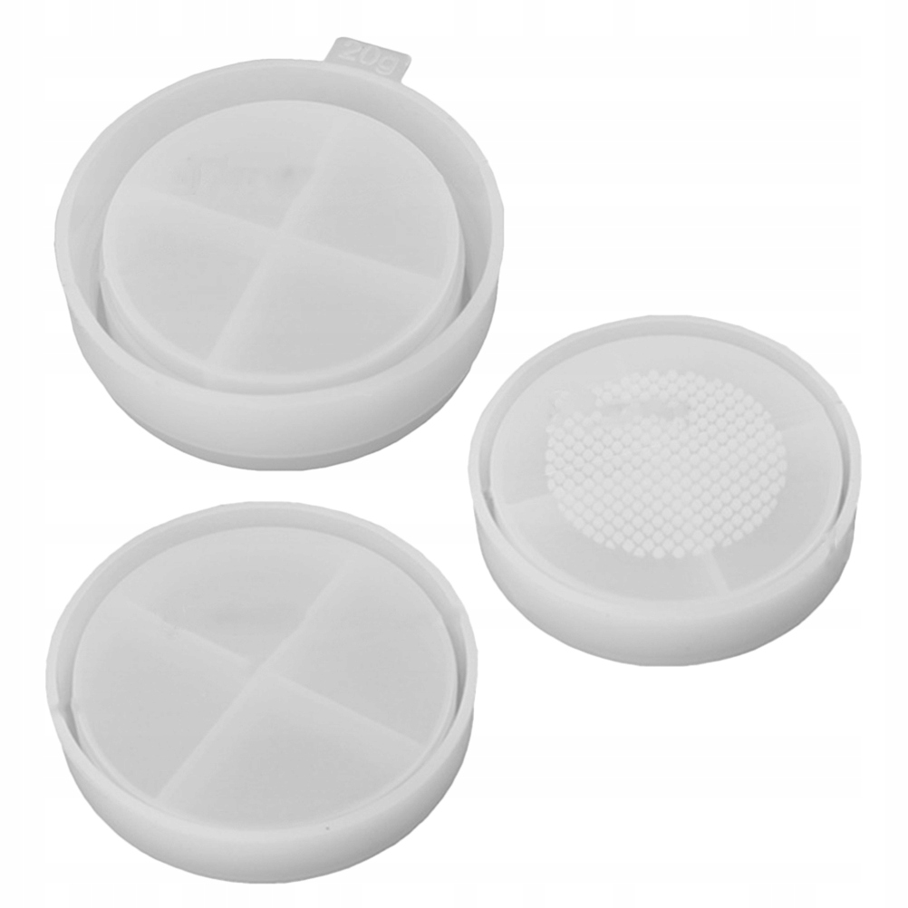 SILIKONOWE DO PUDEŁEK NA SYPKI PUDER ZESTAW