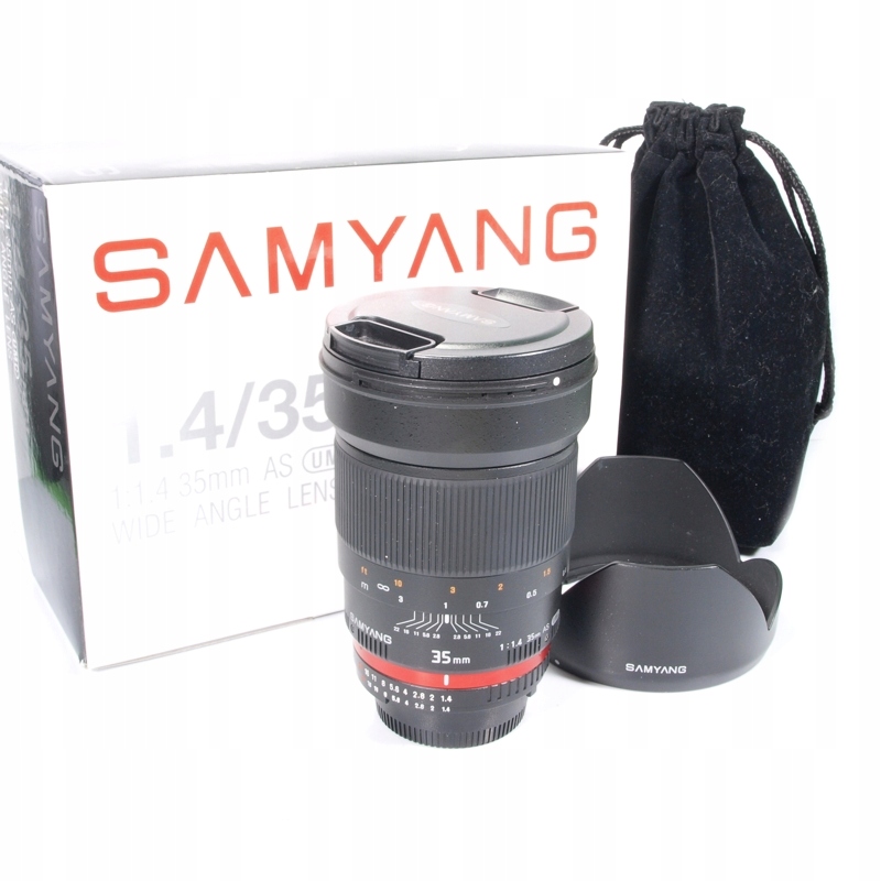 Samyang 35mm f/1.4 AS UMC Nikon F jak nowy