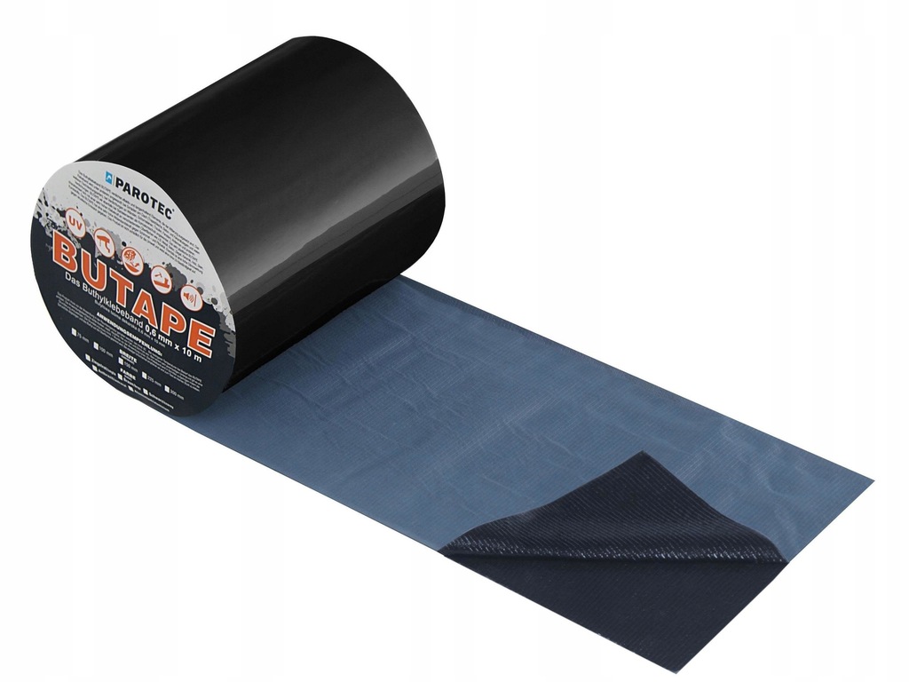 Taśma Dekarska BUTYLOWA 100mm x 10mb CZARNA