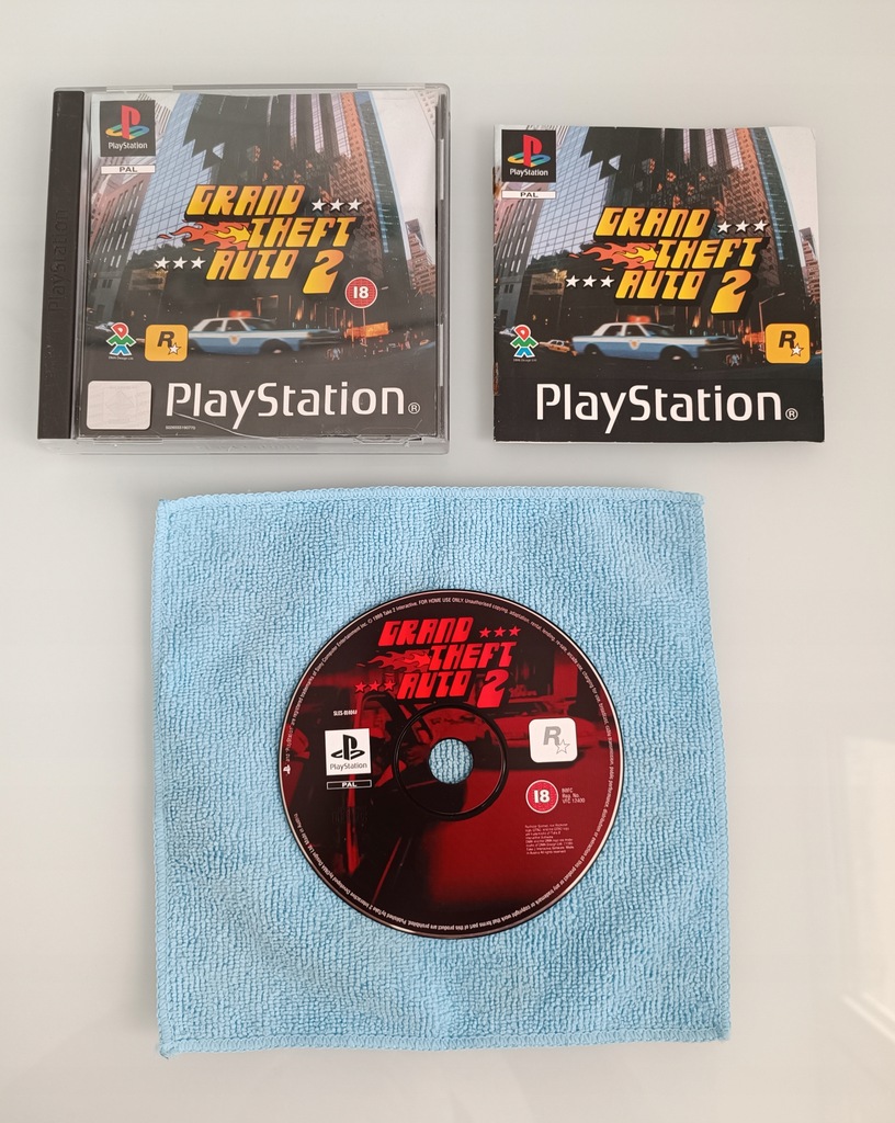 GRAND THEFT AUTO 2 GTA 2 PSX PS1 KOMPLETNA PLAYSTATION