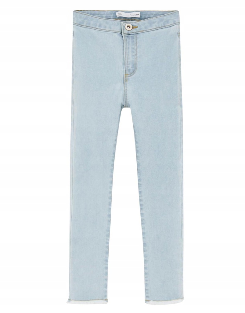 31H055 ZARA KIDS__WDL SPODNIE RURKI JEANS__164