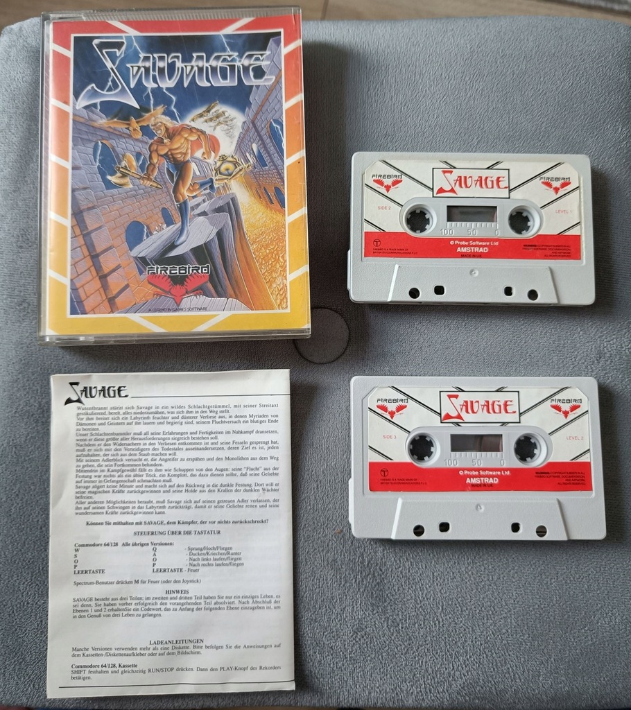 Gra Savage Firebird Amstrad/Schneider CPC