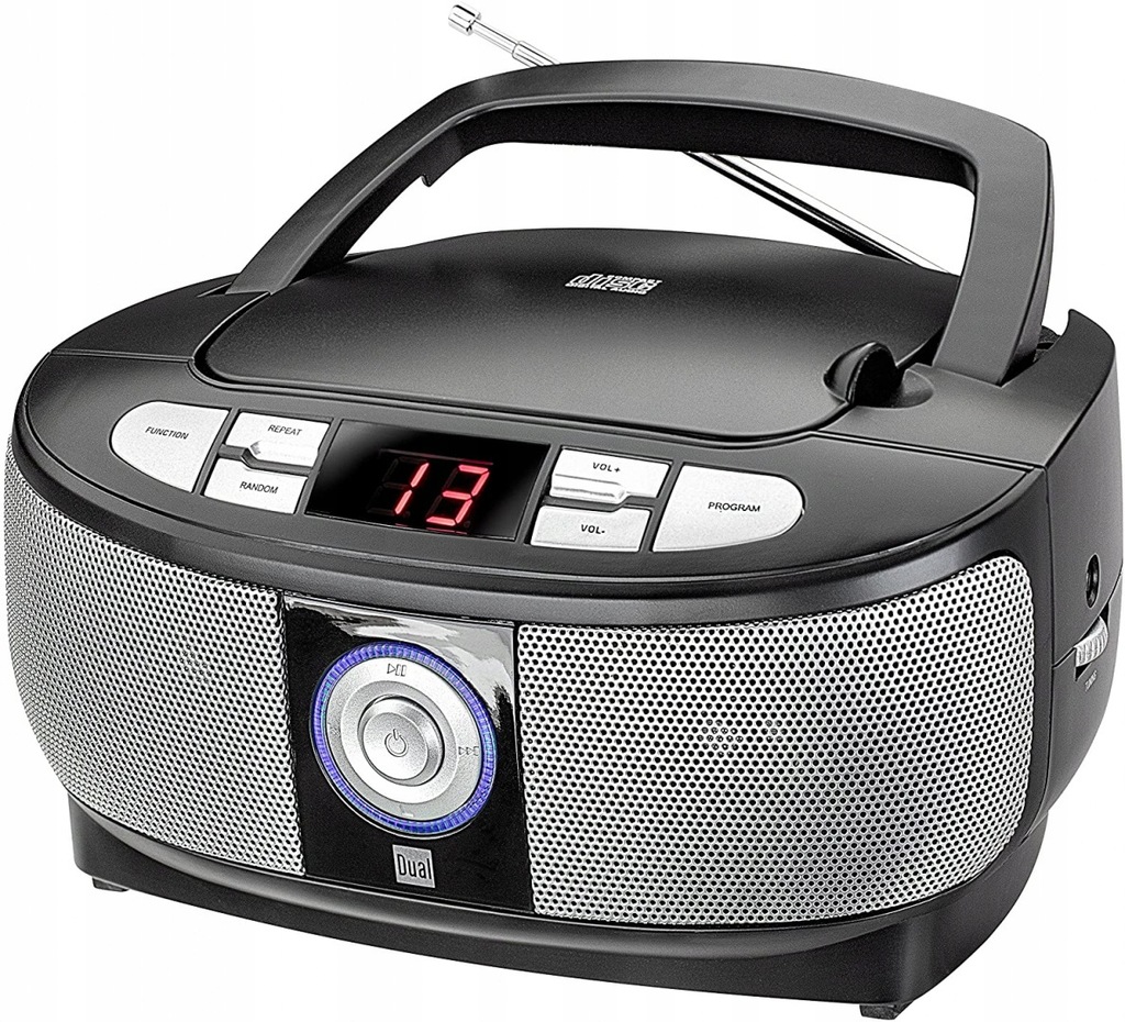 Dual radioodtwarzacz CD boombox czarny P 49-1