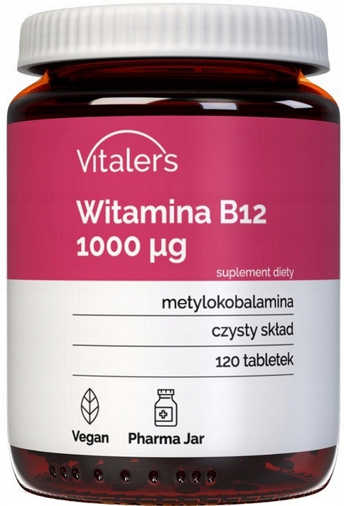 VITALER'S WITAMINA B12 Metylokobalamina 1000µg ANEMIA UKŁ NERWOWY ODPORNOŚĆ