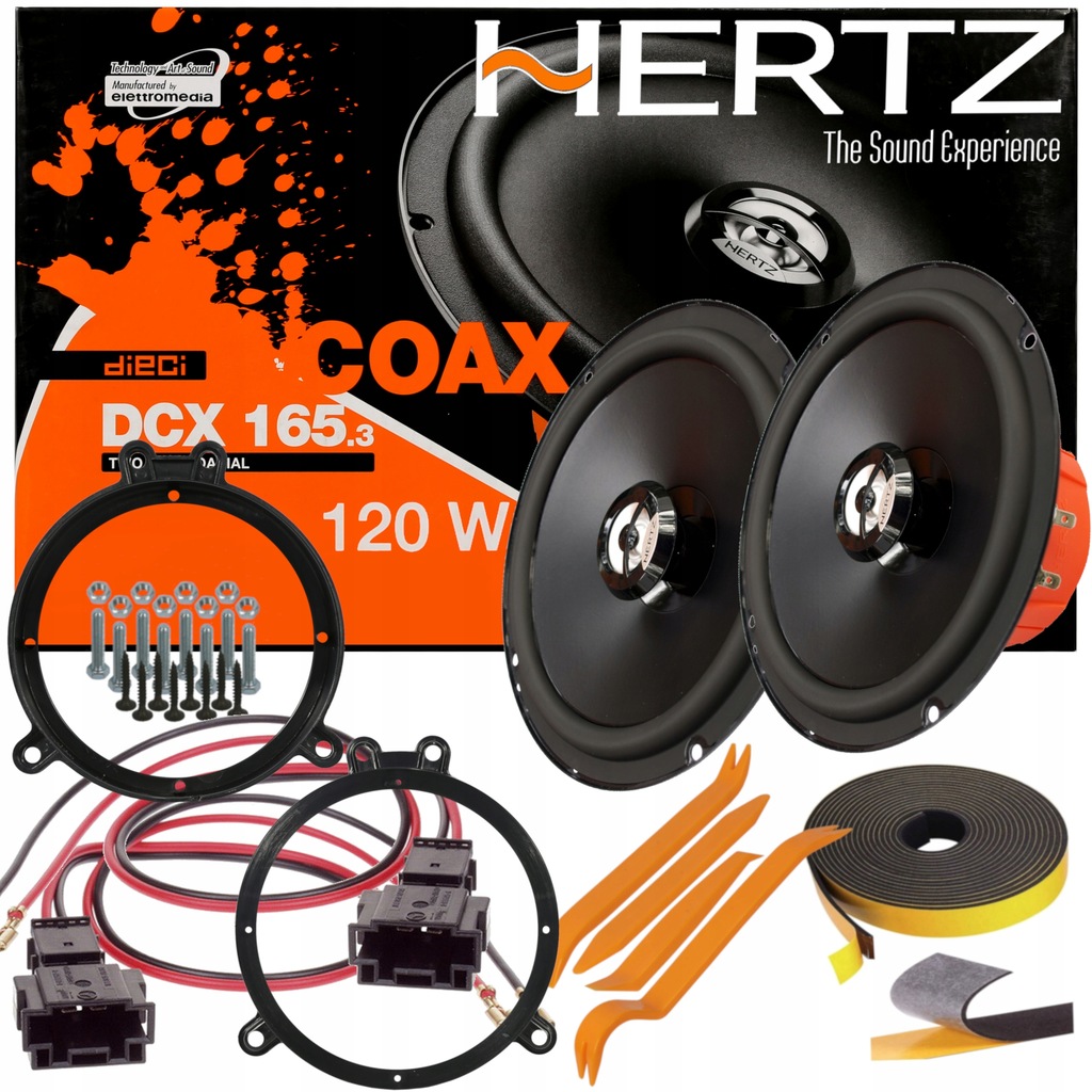 HERTZ DCX165 GŁOŚNIKI MERCEDES C W203 S203 CL203 CLK C209 A209 GL PRZÓD