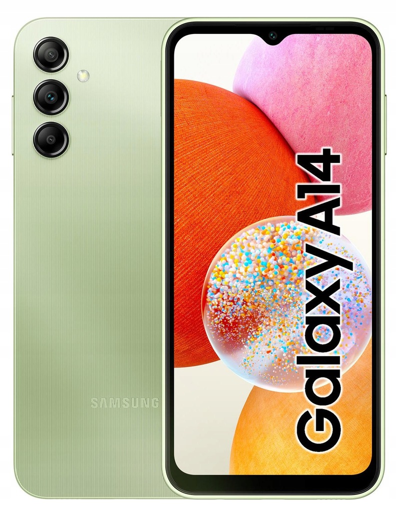 Smartfon Samsung Galaxy A14 LTE 4/64GB 6,6' 60Hz 50Mpix Zielony