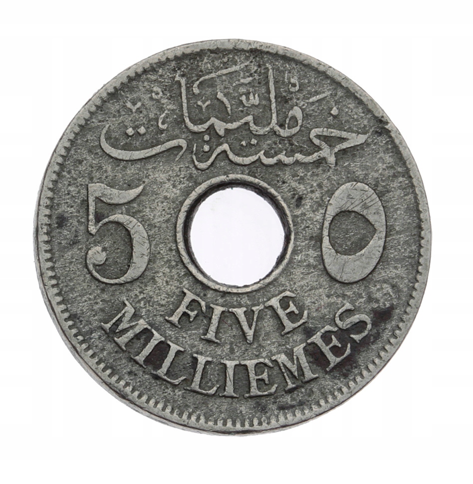 [M4759] Egipt 5 milliemes 1917