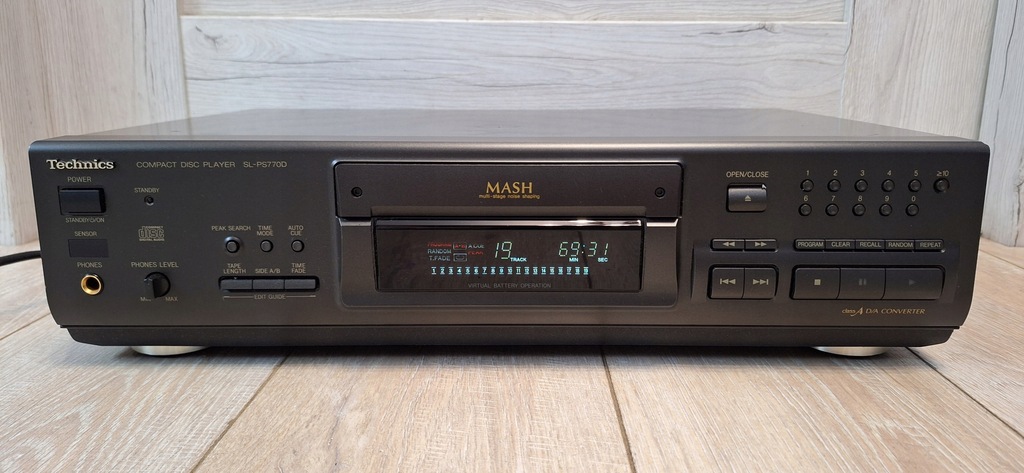 Odtwarzacz CD Technics SL-PS 770D ! Wysoki model ! 1 Wł ! IDEALNY STAN
