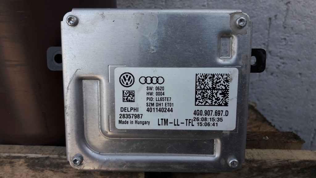 Moduł DRL Led Światła Dzienne Audi A4 4G0907697D