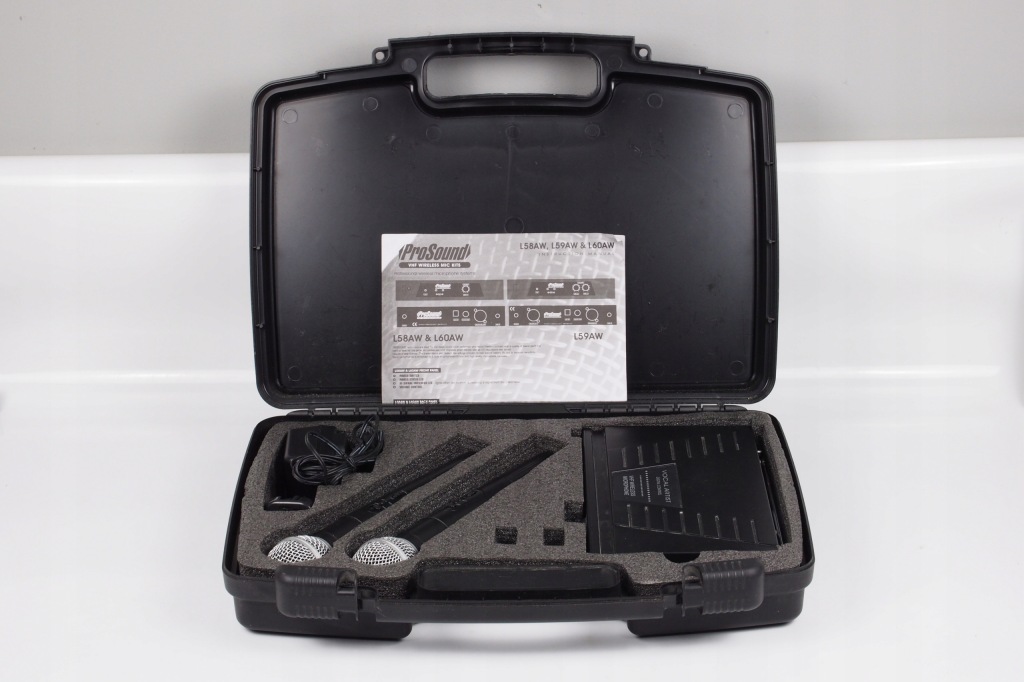 Odbiornik Bezprzewodowy PROSOUND L59AW + 2 Mikrofony ZESTAW