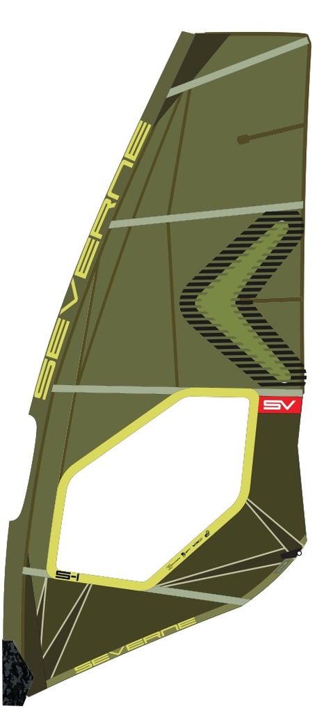Żagiel Severne 2024 S1 Sage Green 4,0