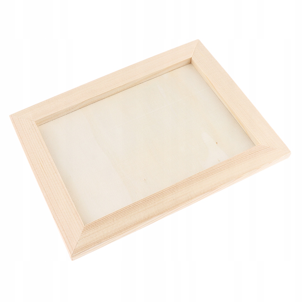 Frames, Paintable, Untreated Wooden Picture Frames for Crafting 18x14cm