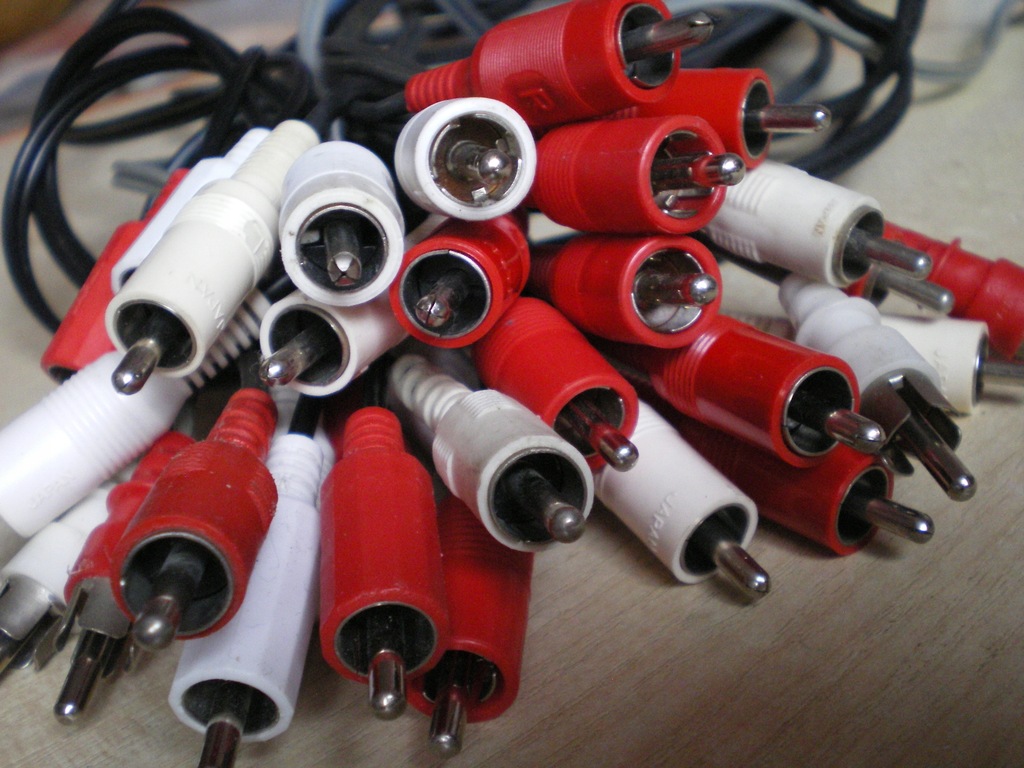 kabelki cinch japan do technics 8szt