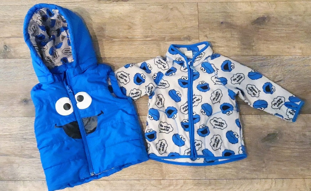 H&M Kamizelka plus Polar Cookie Monster