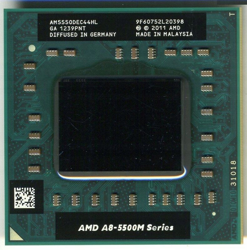 AMD A8-5500M 2.10 TURBO 3.10GHz 4MB SOCKET FS1