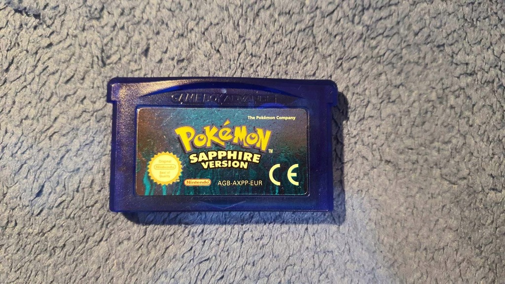 Pokemon Sapphire (Europe-English) - GameBoy Advance *authentic&tested*