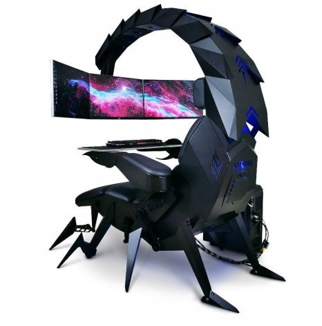 FOTEL SCORPION GAMINGOWY DLA GRACZA BIURO TRADING