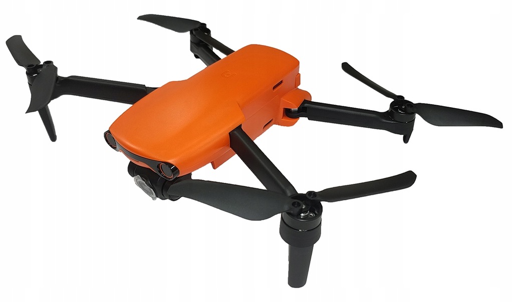 Atrapa drona Autel Evo Nano w kolorze pomarańczowym, model pokazowy