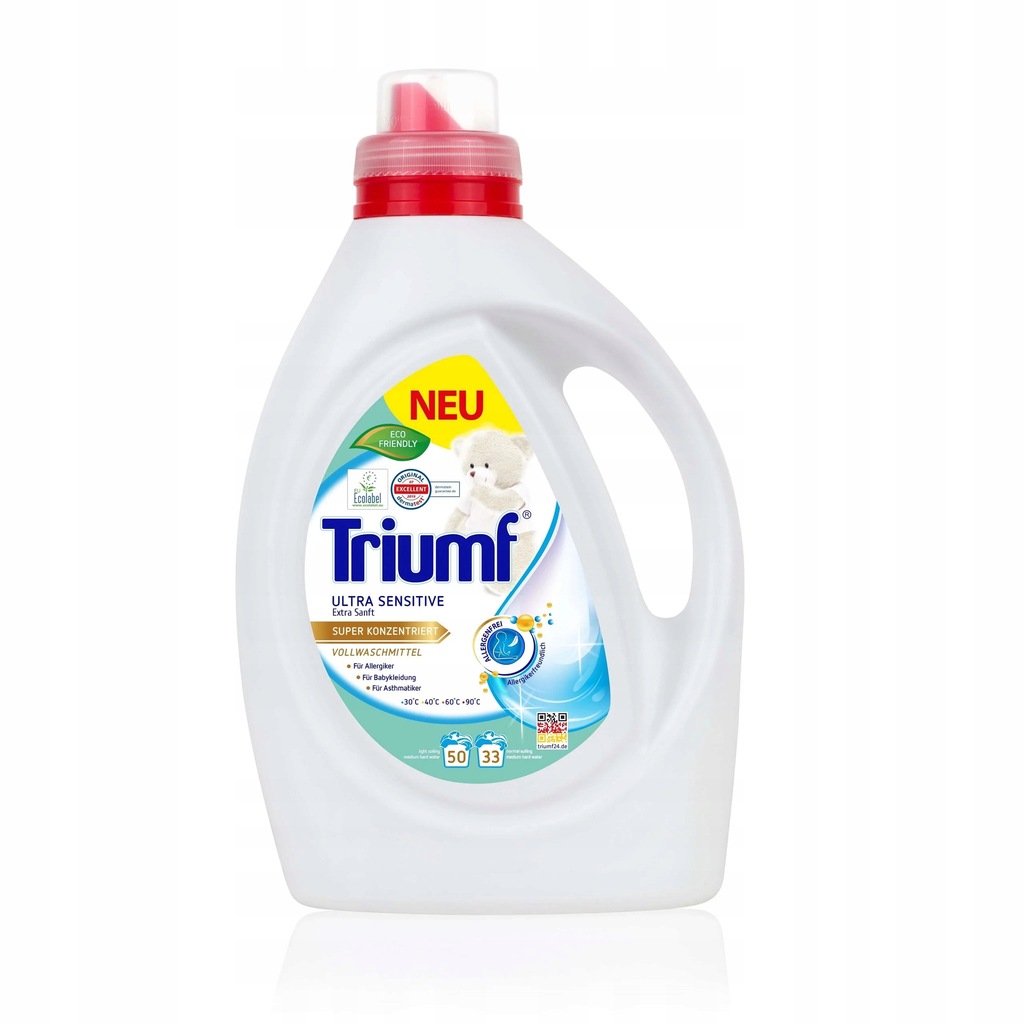 Żel Płyn do Prania TRIUMF Ultra Sensitive 2l 36pr