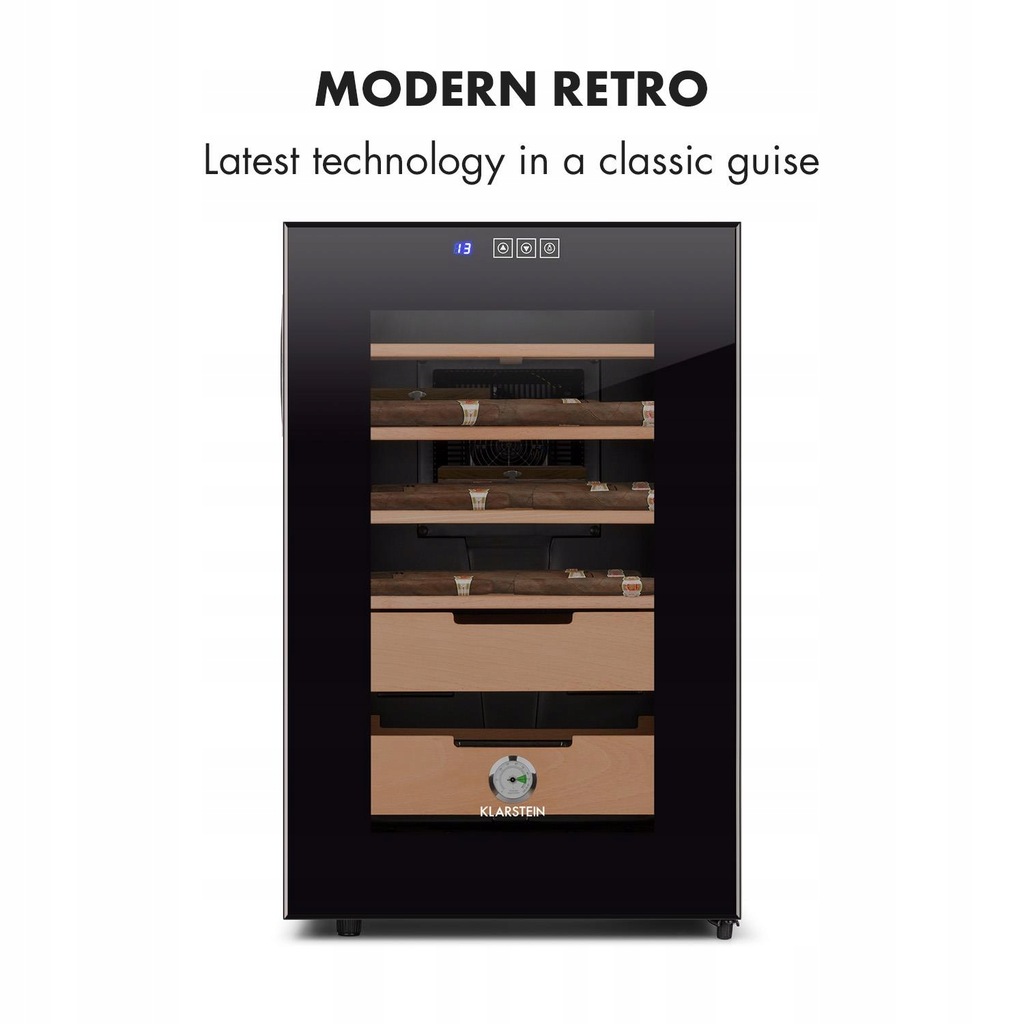 Humidor El Presidente 65 CYGARA Klarstein OBNIŻKA