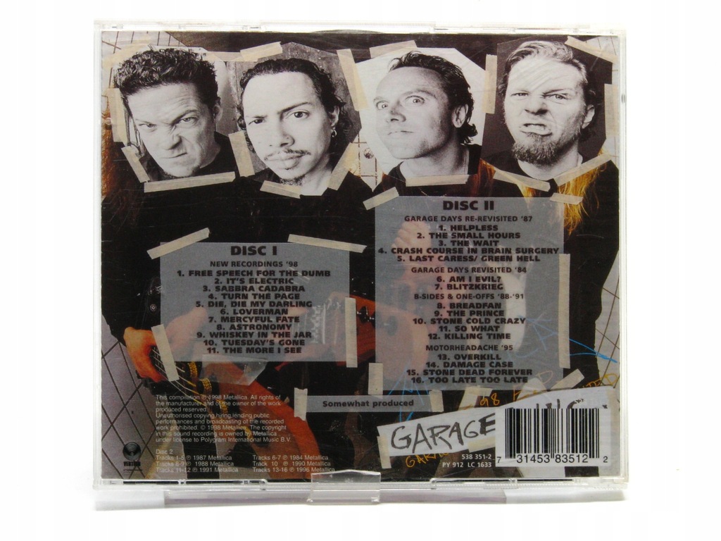 Купить Metallica - Garage Inc (2CD): отзывы, фото, характеристики в интерне-магазине Aredi.ru