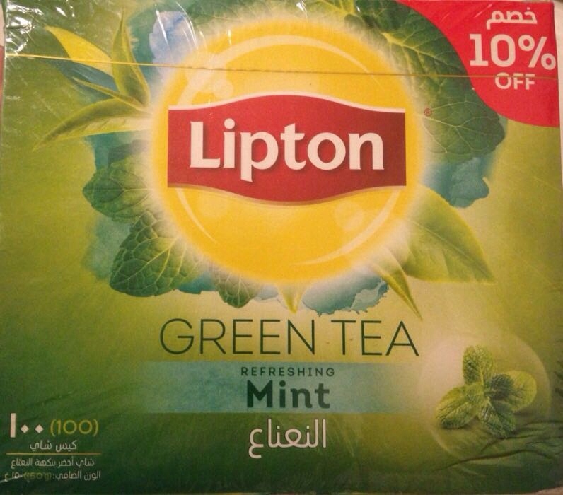 Zielona herbata Lipton Green Tea Mint 100szt