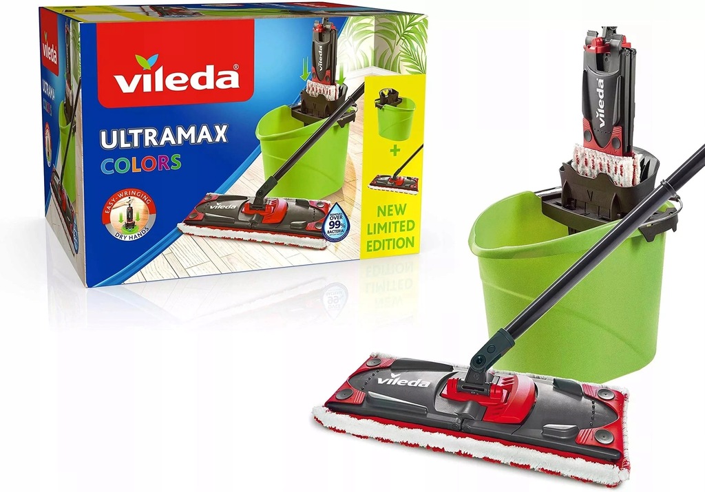 VILEDA Zestaw ULTRAMAX BOX mop + wiadro +wyciskacz