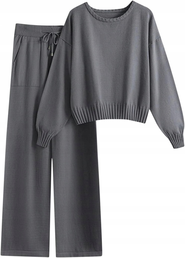 Damskie zestawy odzieży domowej z długim rękawem luźne, wielokolorowy