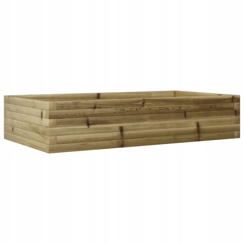 vidaXL Donica ogrodowa, 110x60x23 cm, impregnowane drewno sosnowe