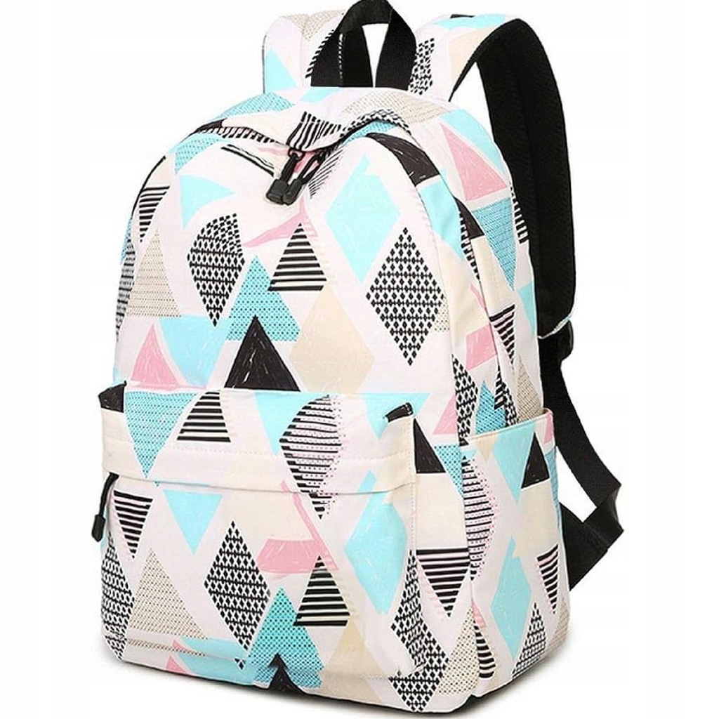 Plecak szkolny tornister młodzieżowy WYTRZYMAŁY przedziałka na laptopa