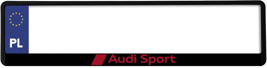 Ramki ramka tablic Audi Sport bez logo 1 szt