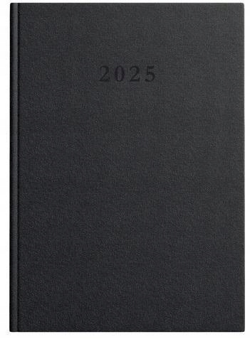KALENDARZ 2025 KSIĄŻKOWY A4 STANDARD DTP CZARNY