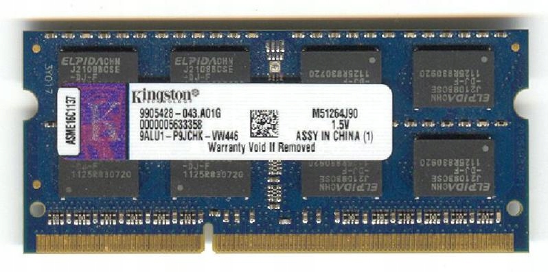 OKAZJA DDR3 KINGSTON 4GB M51264J90 , PC3-10600