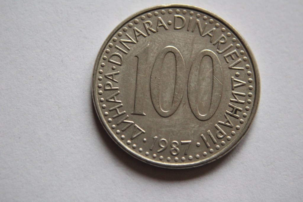 100 DINARA 1987 R JUGOSŁAWIA -W238