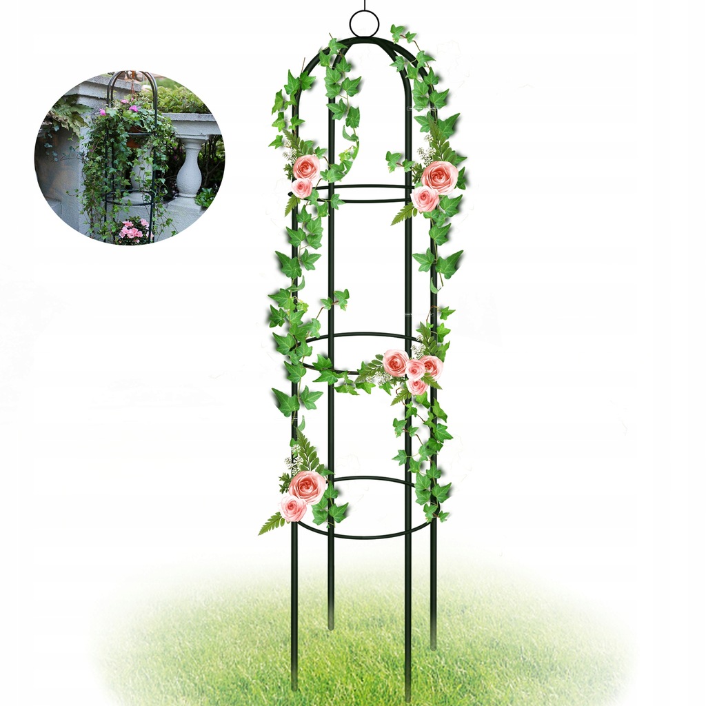 PERGOLA OGRODOWA KOLUMNOWA KOLUMNA SŁUP NA RÓŻE KWIATY 190 CM