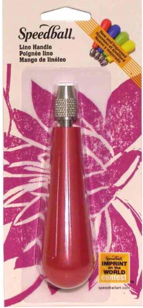 SPEEDBALL Lino Handle Carded (red) trzonek