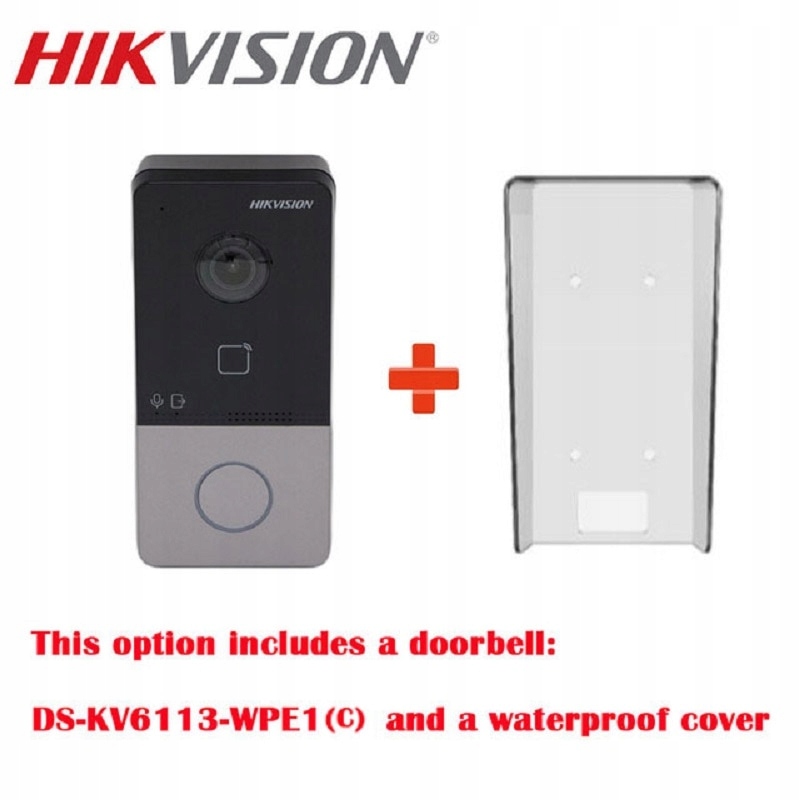 Zestaw wideodomofonu Hikvision IP DS-KIS603-P(C) z - 13191931876 ...