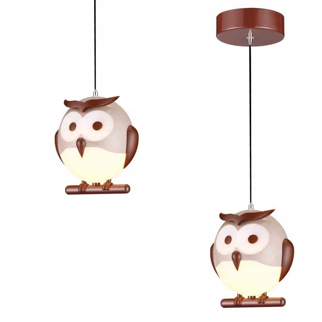 Lampa Wisząca Owl 1Xe14 Led Milagro