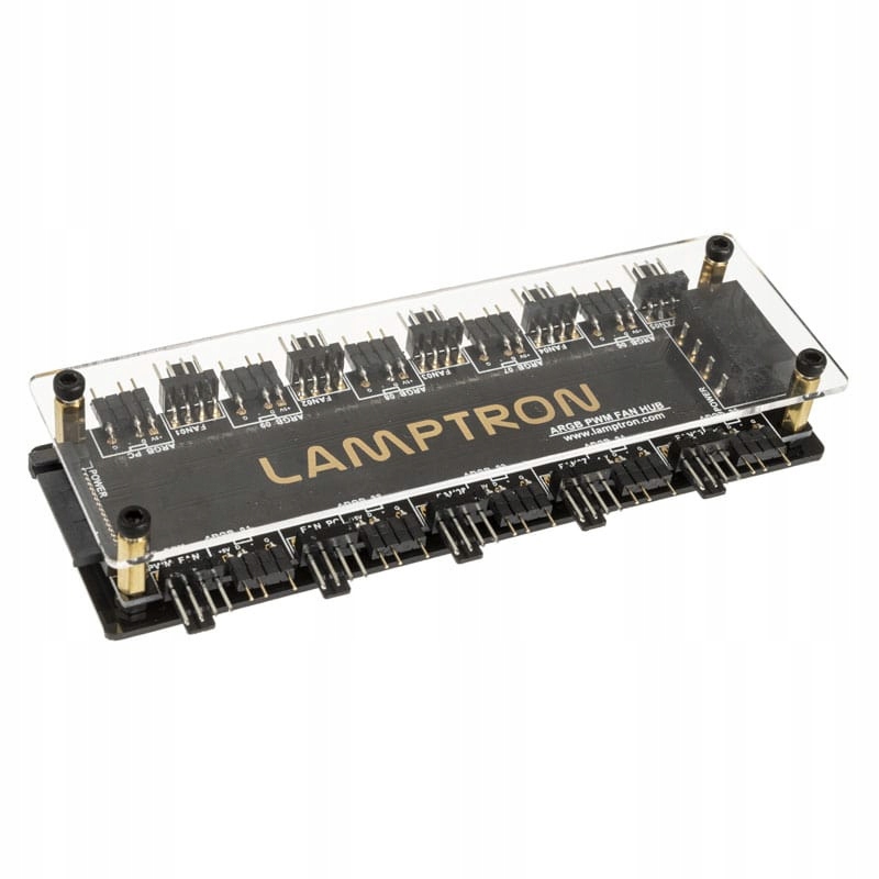 LAMPTRON SP901-ARGB HUB WENTYLATORóW 10X PWM 4-PIN I OśWIETLENIA ARGB
