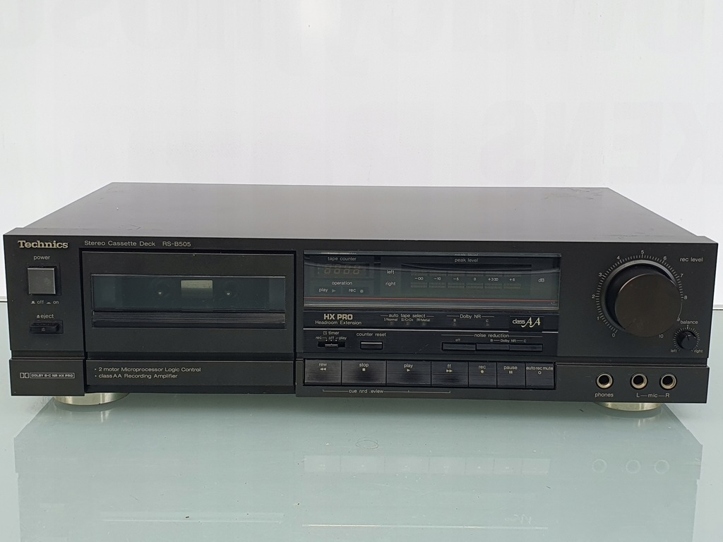 Magnetofon kasetowy Technics RS-B505 tytanowy