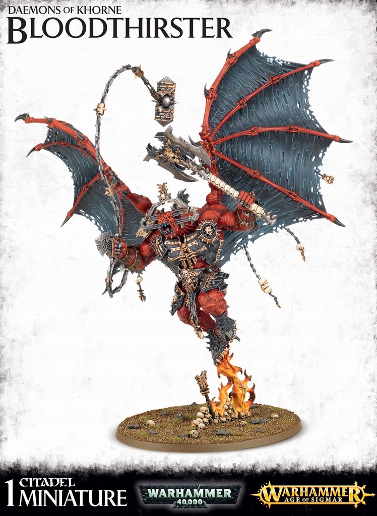 WARHAMMER - DAEMONS OF KHORNE BLOODTHIRSTER