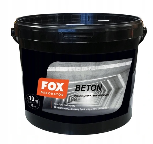 BETON ARCHITEKTONICZNY FOX DEKORATOR 5kg+GRATIS