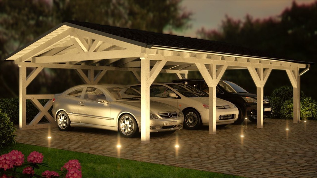 Wiata garażowa, Zadaszenie, Carport 7544682083