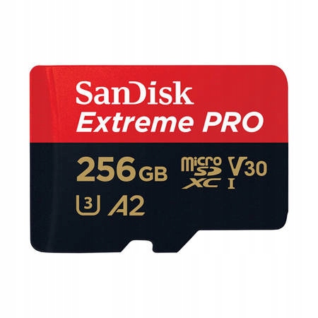 OUTLET KARTA PAMIĘCI SANDISK EXTREME PRO MICROSDXC 256GB 200/140 MB/S UHS-I