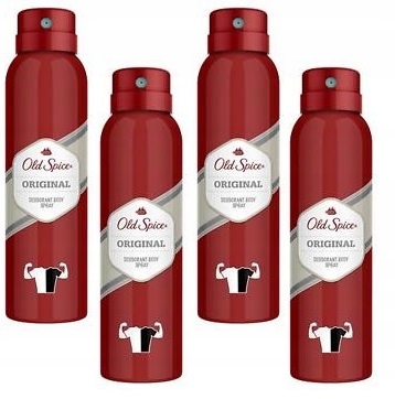 Old Spice Original Dezodorant Spray 4x150 ml