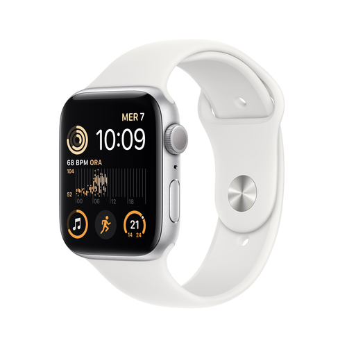 Apple Watch SE OLED 44 mm Srebrny GPS